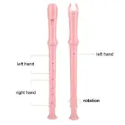 8 Holes High Pitch Soprano Recorder Flute ABS Flageolet Instruments Reed Pip GBD