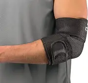 Mueller Adjustable Elbow Support, Black, OSFM