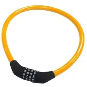 4-Digit Combination Bike Cable Lock Anti-Theft Resettable Cable Lock for Bicycle