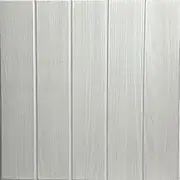 A La Maison Ceilings R104 Bead Board Pre-Painted Foam Glue-up Ceiling Tile (256 sq. ft./Case), Pack of 96, Washed Oak