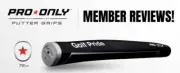 Golf Pride Pro Only Putter Grips .580 Standard 72cc Red Star / Free Masters BM