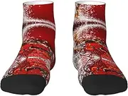[JBYJBX] Christmas Magic Print Adult Socks Womens Mens Workout Thermal Cozy All-Season Gift Holiday Articles Use