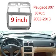 Car Frame Audio Fitting Adaptor Dash Trim Kits Facia Panel 9 inch For Peugeot 307 307CC 2002-2013 1 Din Radio Player