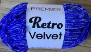 Premier Yarns Retro Velvet Yarn - Cobalt 280g