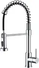 Kitchen Mixer Tap Pull Out 2-Mode Sprayer Laundry Tap Sink Faucet Swivel Spou...