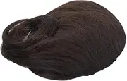CTIRCHIU 1Pc High Temperature Fiber Long Bang Curly Wig for Women Stylish Black Hair Extension Comfortable Daily Wear Easy to Wash and for Parties