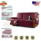 Elastic-Fit Recliner Sofa Cover - Easy Care, Waterproof Protection for Families