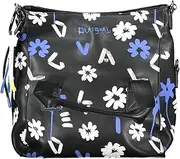 [Desigual] Versatile Handbag with Contrasting Details and Multiple Pockets -