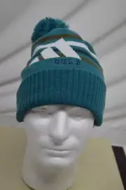 New Adidas COLD.RDY Fleece Lined Pom Golf Beanie Green