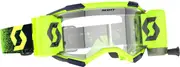 Scott Fury WFS, goggles , color: Neon-Green/Grey Clear , size: One Size