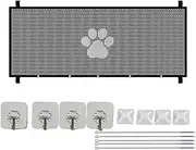 Portable Baby Gate,Retractable Safety Gate | Detachable Breathable Pet Fence Home Stair Door for Doorways Corridors Hallways Terraces