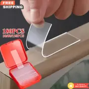 180Pcs Double-Sided Transparent Tape Waterproof Removable Wall Hanging Adhesive