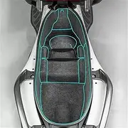 ZONTES 350E ZT350E ZT 350E Motorcycle Rear Trunk Cargo Liner Protector, for Seat, for Bucket Pad Accessories Motorcycle Storage Box Liner(Black Top and Bottom)
