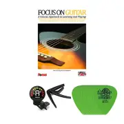 Focus on Guitar A Concise Approach to Learning and Guitar Accessories Bundle