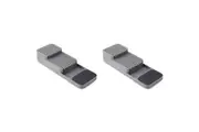 2PK Joseph Joseph DrawerStore Compact 2 Tier Kitchen Knife Organiser StorageGrey