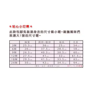 11吉他-＊超保暖絨長袖包腳兔裝連身衣【02011】貝比幸福小舖