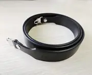 25mm Black Genuine Leather Shoulder Strap with Lug for Pentacon six P6 Camera
