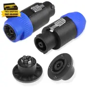 8 Pole Speakon Connector Plug,Nl4 Speak-On 8 Pin Male Audio Speaker Twist Lock