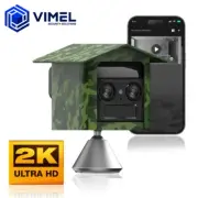 Hidden Spy Camera Home Security 4G 2K ULTRA HD Dual Video 6X Zoom Outdoor Case
