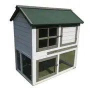 YES4PETS XL Double Storey Rabbit Hutch Guinea Pig Ferret Cage