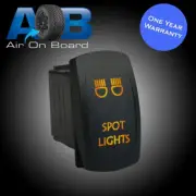 Rocker switch 623O SPOT LIGHTS amber ON/OFF waterproof SPST marine