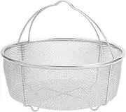 Mesh Steamer Basket, Stainless Steel Air-Fryer Basket Net Strainer Basket and Insert for Instant Pots Pressure Cookers
