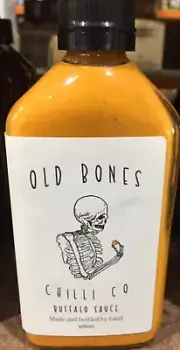 BUFFALO SAUCE 200ml OLD BONES CHILLI CO. CONDIMENTS MADE AND BOTTLED BY HAND AUS