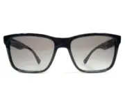 Prada Sunglasses SPR19S 1AB-0A7 Shiny Black Square Frames w Gray Gradient Lenses