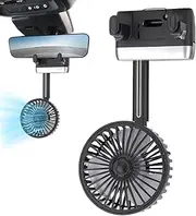 Electric Car Fans For Rear Seat,Vehicle Rear Headrest Fan - USB Quiet Wind Cooling Fan Electric Car Fans For Car Rear Seat Kids Passengers