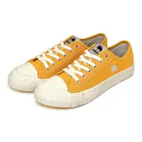 在飛比找PChome24h購物優惠-moz瑞典 駝鹿綁帶式帆布餅乾鞋(香蕉黃)