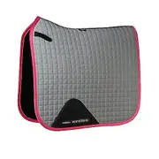 Weatherbeeta Prime Reflective Horse Dressage Saddlepad Silver/Yellow Full