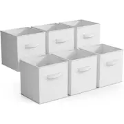 Sorbus Foldable Storage Cubes - 6 Pack 11" Storage Bins & Closet Organizers