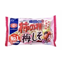 在飛比找蝦皮商城優惠-龜田製菓 柿種米果系列 - 紫蘇梅 6袋入