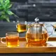 紅茶泡加厚全玻璃茶壺耐熱泡茶壺不銹鋼304 過濾花茶壺紅茶器水壺