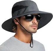 [velado] Sun Hat for Men and Women, Wide Brim UV Protection Sun Cap, Waterproof Foldable Bucket Hat for Fishing, Hunting, Hiking, Camping, and Outdoor Adventures