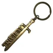 Trivium Gold Sword Keychain