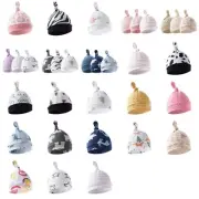 Newborns Baby Fetal Caps Single Layer Brimless Bonnet Hat for Kids 0 to 3 Months