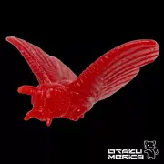 Marusan Margacha Mothra (Red) Kaiju Sofubi Figure 2.5in