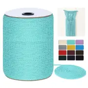 Macrame Cord 3mm x 328Yards Colored Natural Cotton Macrame Rope - 3 Strands T...