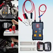 Universal 8-Pulse Modes DIY Cleaning Kit Fuel Injector Tester Cleaner & Adapter