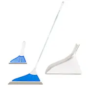 Helio Air Broom 3 Piece Kit All Surface Sweeper and Squeegee for Wet and Dry Cleaning