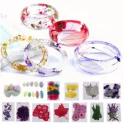 10 Pcs Mix Real Dried Flowers Dried Pressed Case Decor