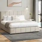 Oikiture Bed Frame Queen Double King Single Gas Lift Storage Base VISH