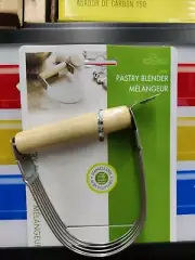 Fox Run Wire Pastry Blender Stainless Steel Silver/Brown