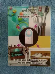 Uvfreshr Mini Disinfect UVC Light Sanitize your belongings avoid flu & infection