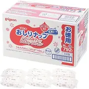 Pigeon Baby Wipes, Fluffy and Thick Finish, Baby Oil-in, 792 Sheets (66 Sheets x 12 Packs), Wipes Refill