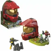 MEGA Construx Halo Micro Action Figure Set ESCAPE (Red Helmet) (70 Pcs) GYG57