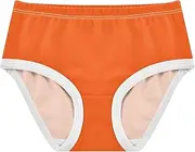 [RPLIFE] Brown Gradient Girl Panties, 2t Underwear Girls, Vermilion, 5 Years