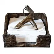 Old Crate Country Napkin Holder Natural Farmhouse Rustic Wood Napkin Holders ...