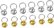 12 Pieces Craft Bells Christmas Tree Bells Vintage Style for Pet Collars for Cat Dog Collars